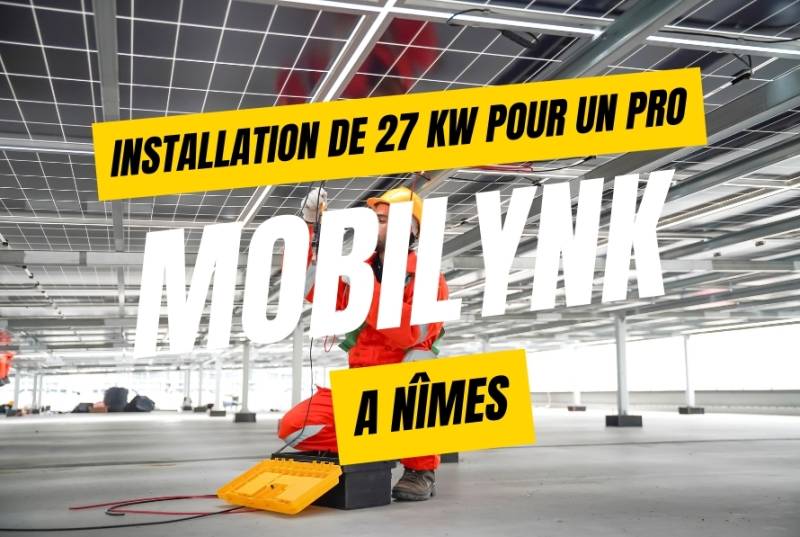 Installation de 27 kW pour un pro à Nimes