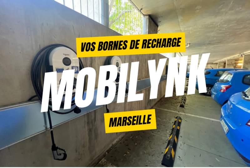 Borne de recharge à Marseille avec Mobilynk